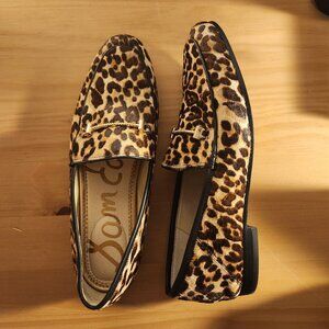 Sam Edelman - Loraine Bit Loafer, Size 9M, Leopard Animal Pattern